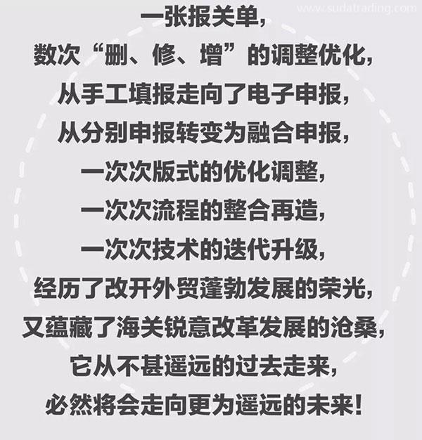 改革開放40年 | 報關單極簡迭代史